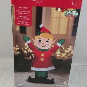 Elf with Red and Green Outfit